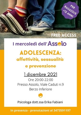 ADOLESCENZA, affettività, sessualità e prevenzione