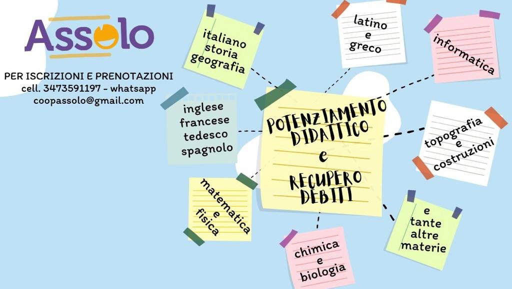 POTENZIAMENTO DIDATTICO e RECUPERO DEBITI