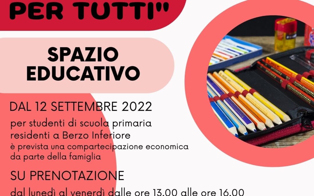 I DOPOSCUOLA DI ASSOLO – Spazio Educativo Berzo Inferiore